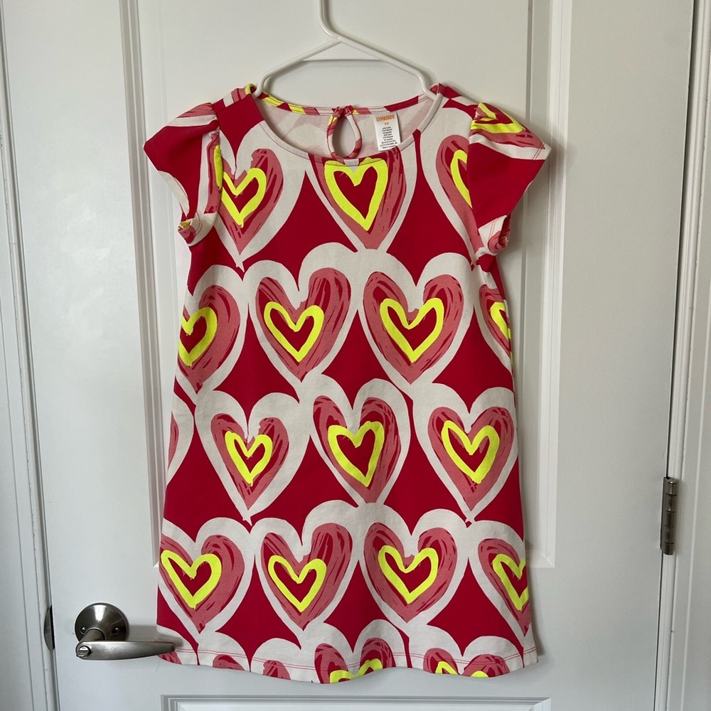 Gymboree Girls Heart Print Dress